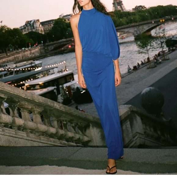 Zara Dresses & Skirts - Zara drape maxi dress‎